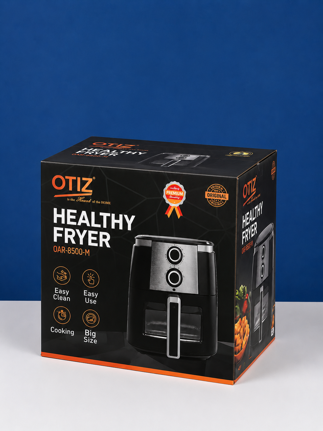 Friteuse à Air OTIZ Healthy Fryer 8,5 L – Commandes Mécaniques – 1800W – OAR-8500-M