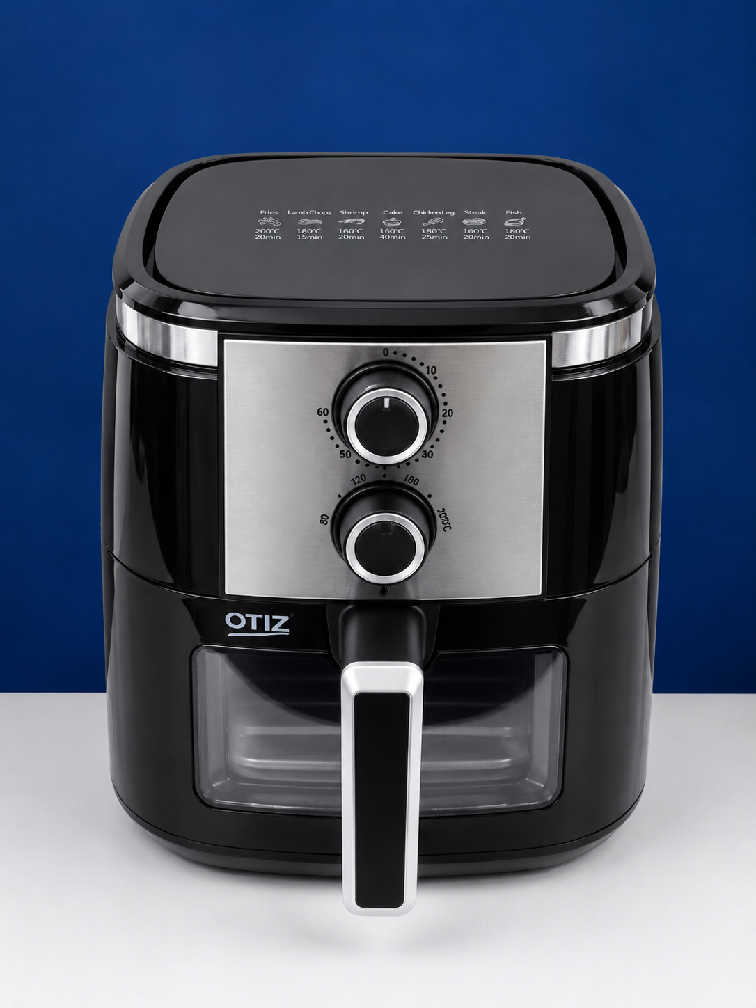 Friteuse à Air OTIZ Healthy Fryer 8,5 L – Commandes Mécaniques – 1800W – OAR-8500-M