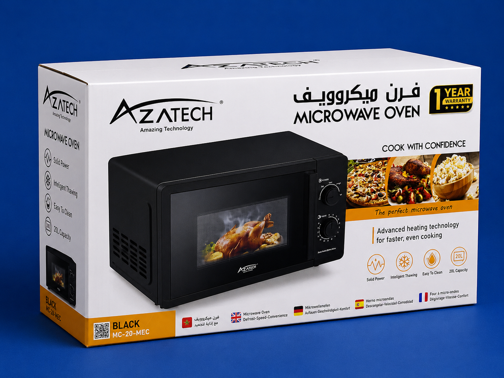 Micro-ondes Azatech MC-20-MEC - 20L - Garantie 1 An